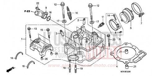 CULASSE CRF450R9 de 2009